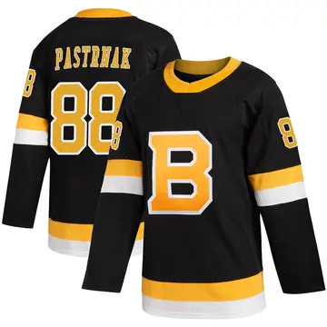 Men's David Pastrnak Boston Bruins ＃88 Authentic Black Alternate Jersey