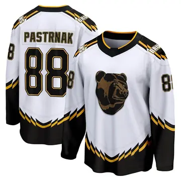 Men's David Pastrnak Boston Bruins ＃88 Breakaway White Special Edition 2.0 Jersey