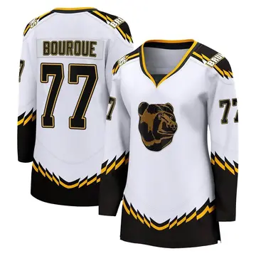 Women's Ray Bourque Boston Bruins ＃77 Breakaway White Special Edition 2.0 Jersey