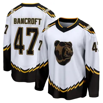 Youth Dalton Bancroft Boston Bruins ＃47 Breakaway White Special Edition 2.0 Jersey