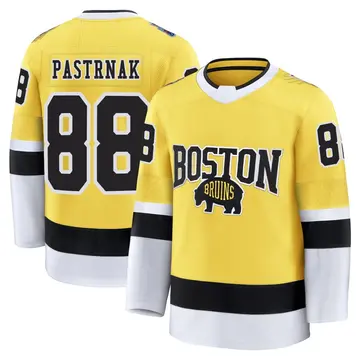 Youth David Pastrnak Boston Bruins ＃88 Premium Gold 2026 Stadium Series Jersey