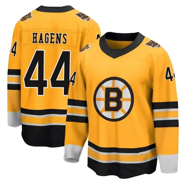 Youth James Hagens Boston Bruins ＃44 Breakaway Gold 2020/21 Special Edition Jersey