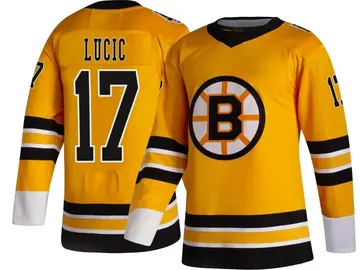 Youth Milan Lucic Boston Bruins ＃17 Breakaway Gold 2020/21 Special Edition Jersey