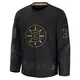 Youth Patrick Brown Boston Bruins ＃38 Premium Black 2024 Military Appreciation Practice Jersey