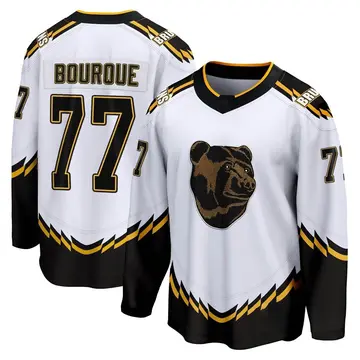 Youth Ray Bourque Boston Bruins ＃77 Breakaway White Special Edition 2.0 Jersey