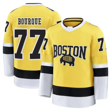 Youth Ray Bourque Boston Bruins ＃77 Premium Gold 2026 Stadium Series Jersey