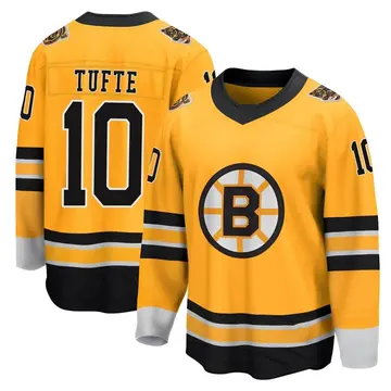 Youth Riley Tufte Boston Bruins ＃10 Breakaway Gold 2020/21 Special Edition Jersey