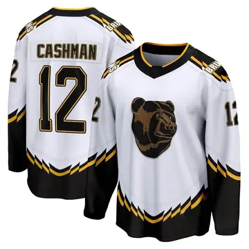 Youth Wayne Cashman Boston Bruins ＃12 Breakaway White Special Edition 2.0 Jersey